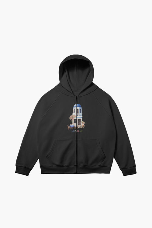 Mediterranean Café Zip Hoodie